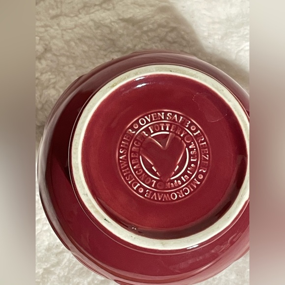 Longaberger 20 OZ Pitcher Paprika Woven Traditions - Picture 7 of 7